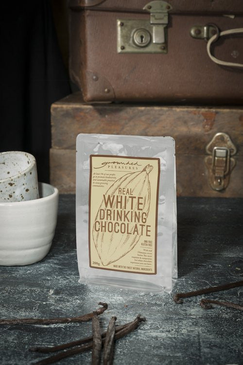 GROUNDED PLEASURES DRINKING CHOCOLATE - REAL WHITE